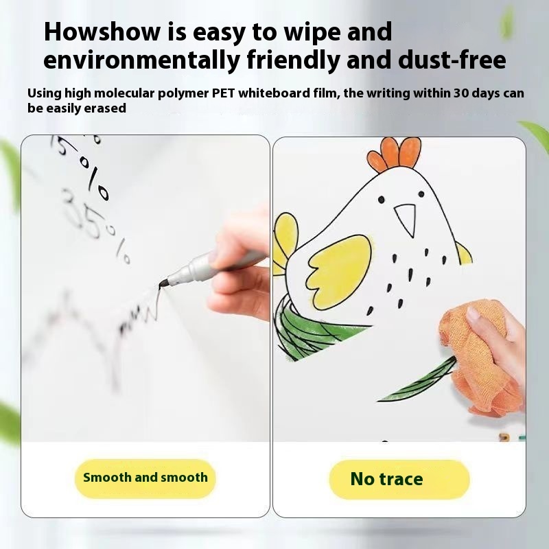 Electrostatic Whiteboard Wall Stickers Can Be Removed And Rubbed Without Hurting The Wall - Image 6