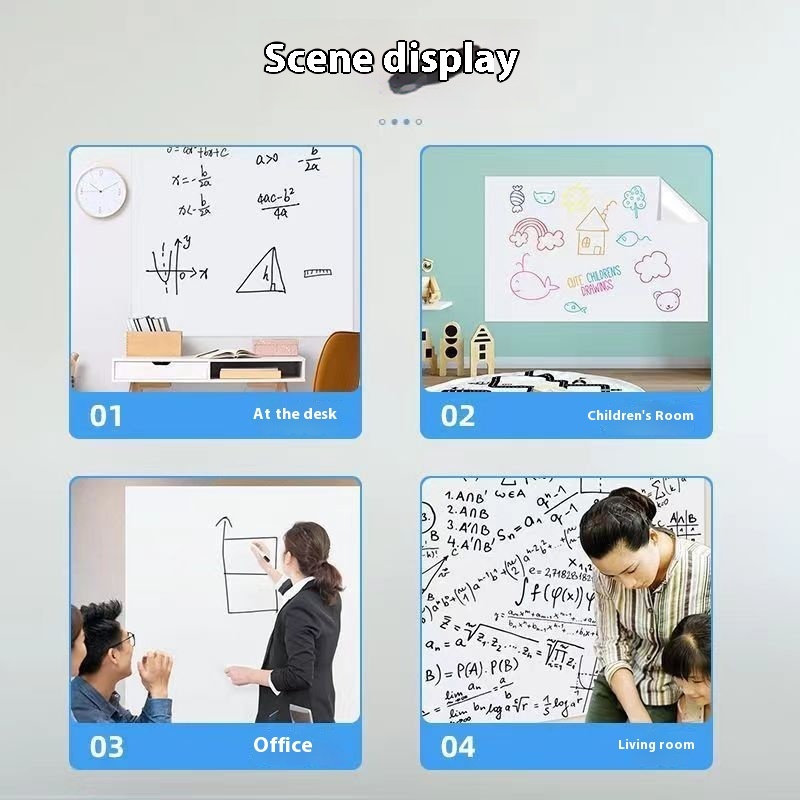 Electrostatic Whiteboard Wall Stickers Can Be Removed And Rubbed Without Hurting The Wall - Image 5