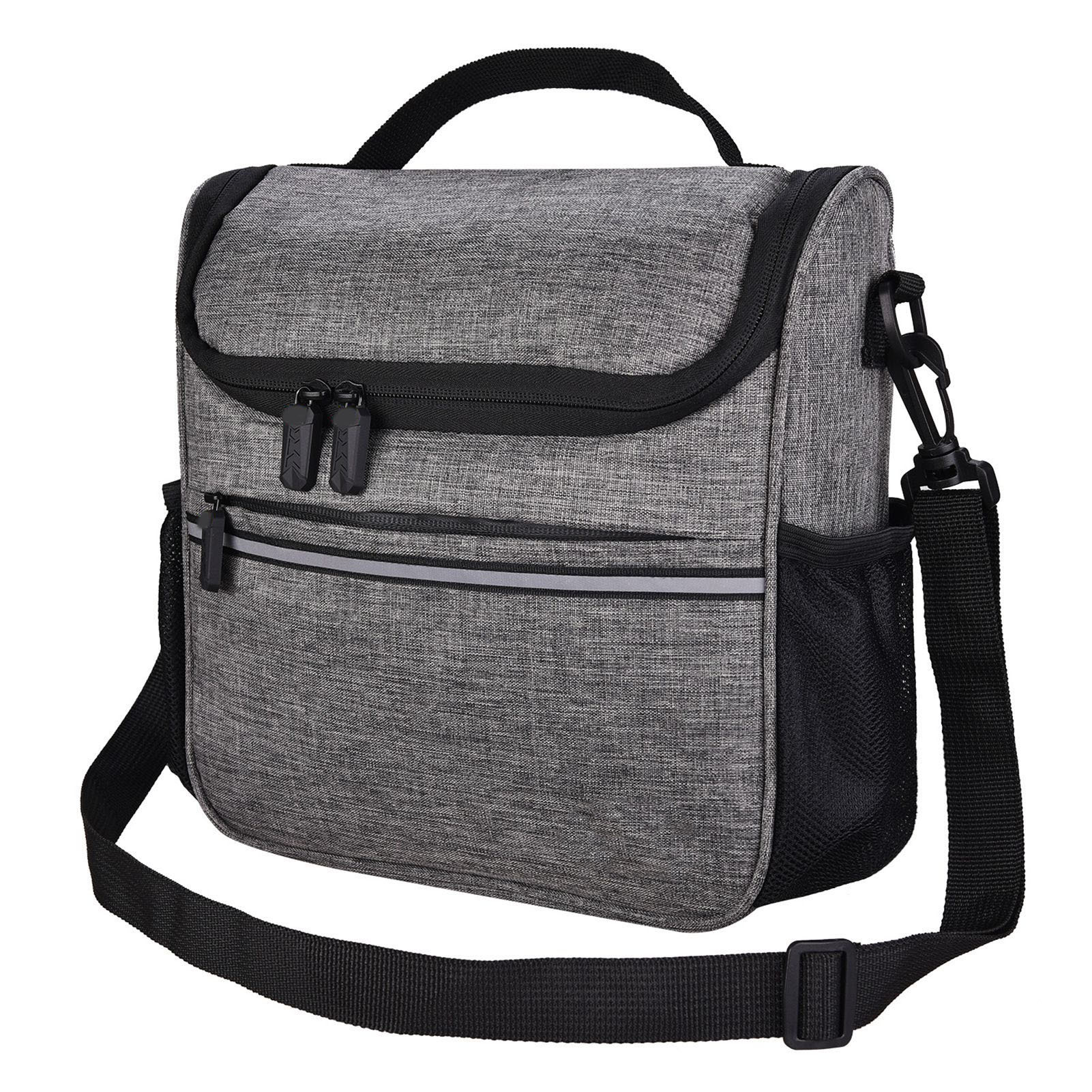 Waterproof Bike Handlebar Insulated Cooler Bag Front Bag Mountain Road Bicycle Cycle Handlebar Basket Bag Pannier Shoulder Bag - Image 3