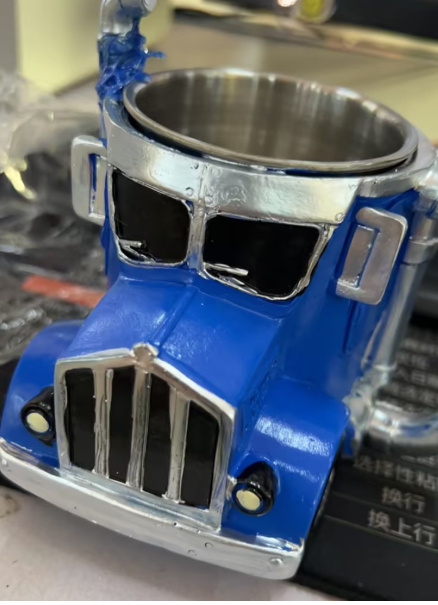 Durable Truck Coffee Mug Semi Truck Handcrafted Coffee Cup Semi-trailer Shaped Semi-Truck Coffee Mugs For Family - Image 4