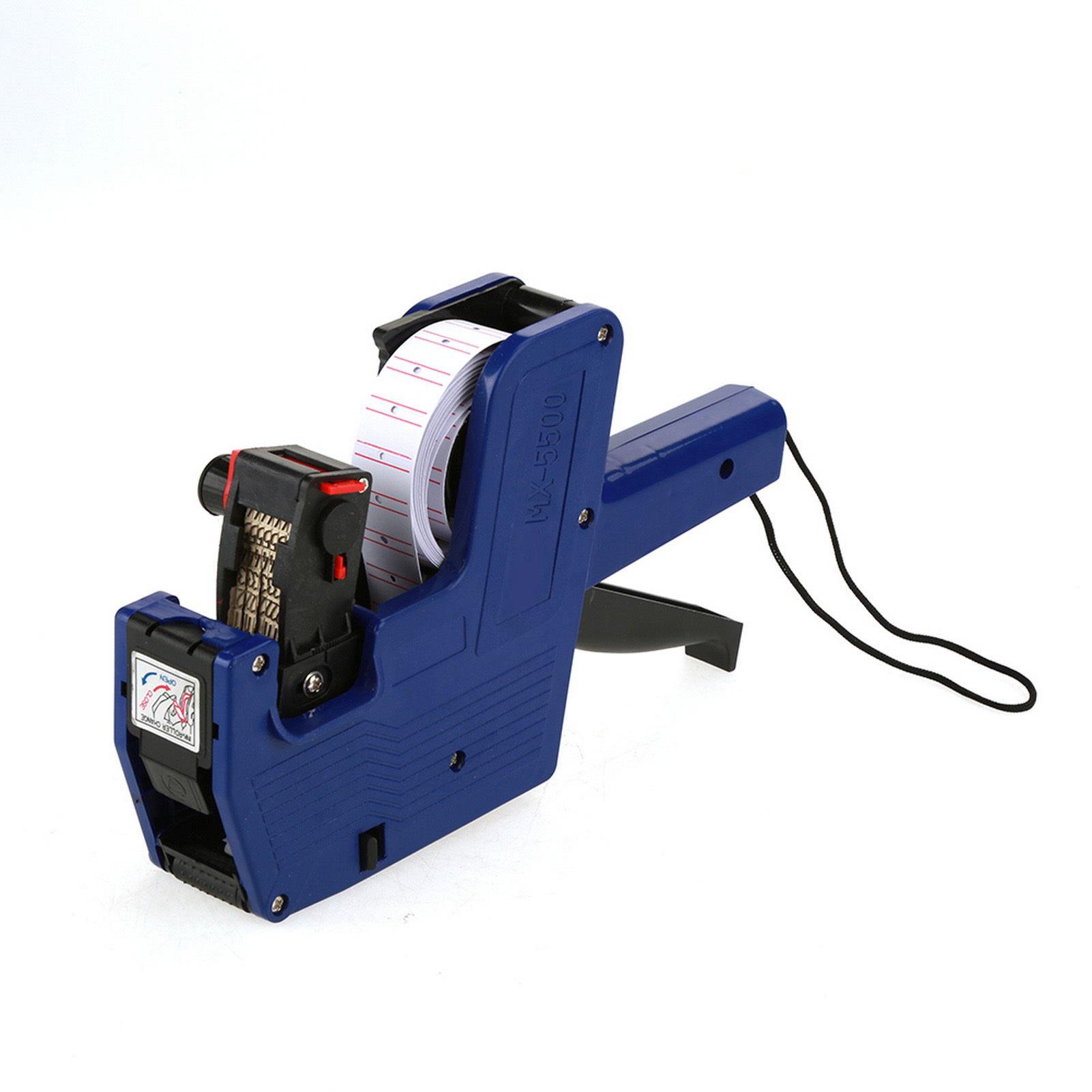 MX-5500 Labeler 8 Digits Price Tag Sticker Gun Retail Tool Include Labels & Ink Refill (blue) - Image 10