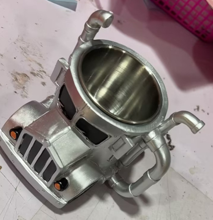 Durable Truck Coffee Mug Semi Truck Handcrafted Coffee Cup Semi-trailer Shaped Semi-Truck Coffee Mugs For Family - Image 7