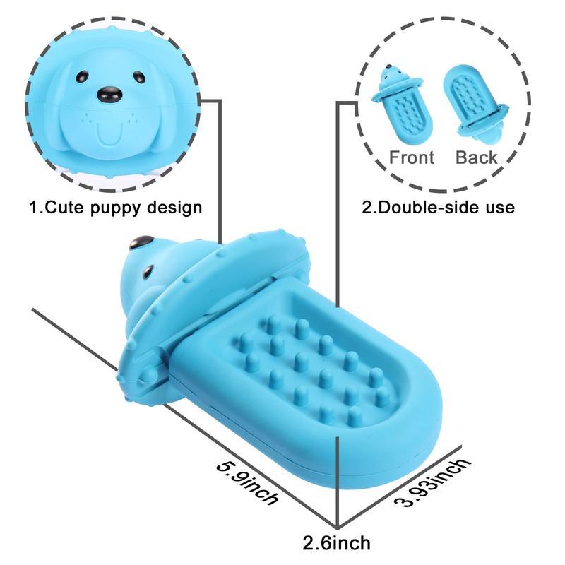 PROKEl Soft Rubber Toy Puppy Slow Feeder PadPeanutButter Treat Dispenser Training Aid DogCrateTraining Tool -Reduce Boredom Anxiety.Distraction For Dogs - Image 3