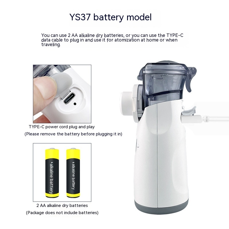 Portable Micro Mesh Oral Nasal Cavity Handheld Nebulizer - Image 3