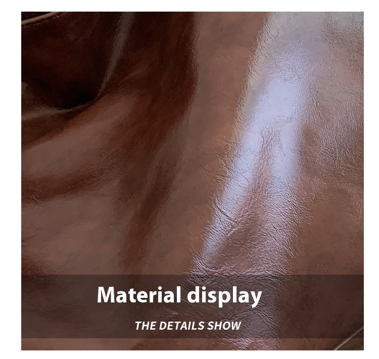 Vintage Women's Tote Bag Athletic Casual Fashion Large Capacity Leather Shoulder Bag Shopper Harajuku Simple Handbag - Image 7