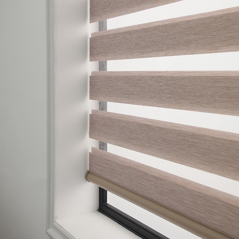 Soft Gauze Curtain Semi-Shading Rolling Curtain Roll-Up Curtain Electric Zebra Curtain - Image 7