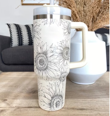 40 Oz Tumbler With Handle Straw Insulated, Stainless Steel Spill Proof Vacuum Coffee Cup Tumbler With Lid Tapered Mug Gifts For Valentine Lover Suitable For Car Gym Office Travel - Image 9