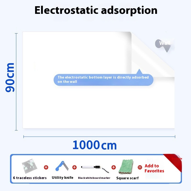 Electrostatic Whiteboard Wall Stickers Can Be Removed And Rubbed Without Hurting The Wall - Image 3